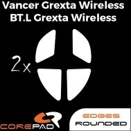Pulsar Gaming Gears Skates für Vancer Grexta Wireless / BT.L Grexta Wireless, weiß