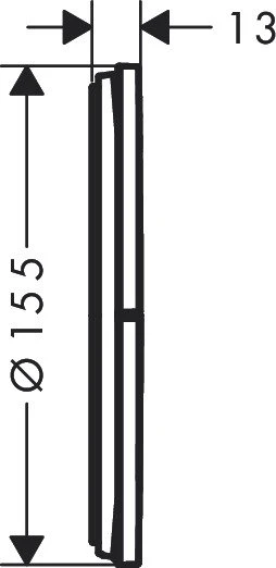 Hansgrohe Axor ShowerSelect ID rund Kontrollfeld Ventil für 3 Verbraucher chrom
