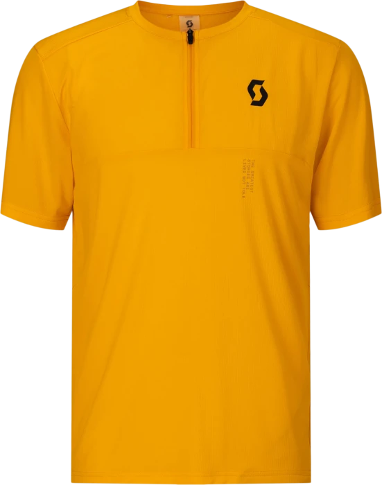 Scott Vertic Zip Trikot kurzarm gleam orange (Herren)