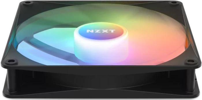 NZXT F Series F140 RGB Core Twin Pack, Matte Black, schwarz, LED-Steuerung, 140mm, 2er-Pack