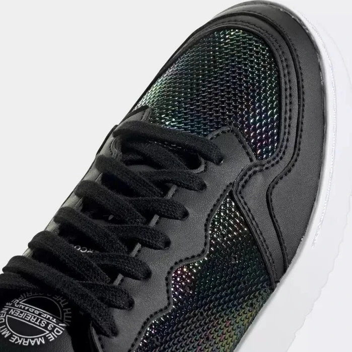 adidas Supercourt core black/cloud white/mystery ruby (Damen)