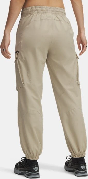 Under Armour Unstoppable Cargo Trainingshose lang city khaki/black (Damen)