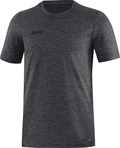 Jako Premium Basics T-Shirt kurzarm anthracite melange