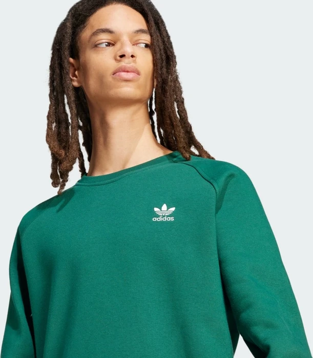 adidas Trefoil Essentials Sweatshirt collegiate green (Herren)