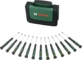 Bosch DIY Präzision Schraubendrehersatz inkl. Tasche, 13-tlg.