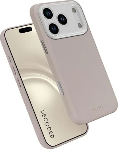 Decoded Leather Back Cover für Apple iPhone 17 Pro Max solid clay