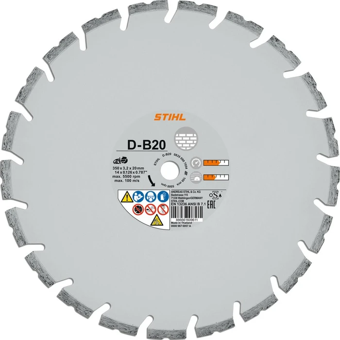 Stihl B 20 Diamanttrennscheibe, 400mm, 1 Stück