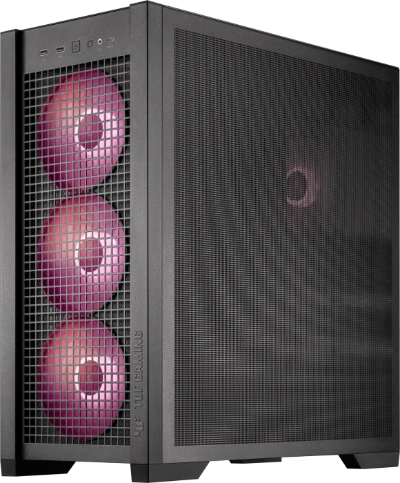 ASUS TUF Gaming GT302 ARGB, schwarz, Glasfenster