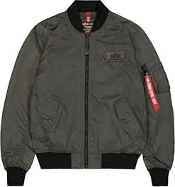Alpha Industries MA-1 TTC Light Bomber Jacke greyblack (Herren)