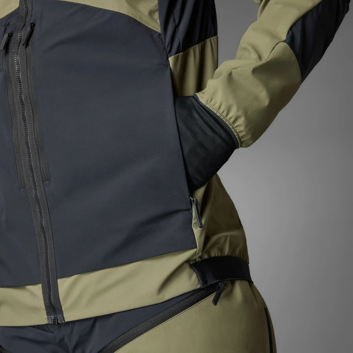 adidas Terrex Techrock Funktionsjacke olive strata/black (Herren)