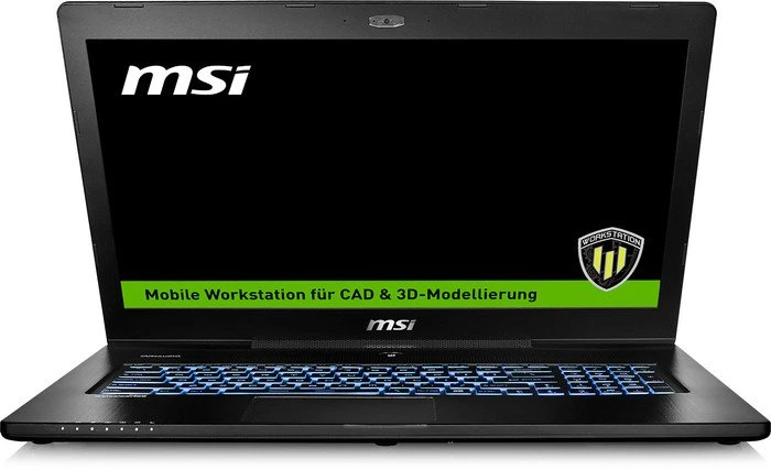 MSI WS72-6QJ16H21, Core i7-6700HQ, 16GB RAM, 256GB SSD, 1TB HDD, Quadro M2000M, DE