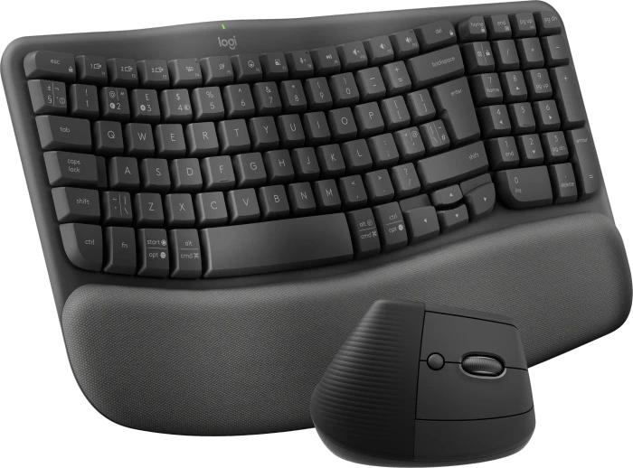 Logitech Wave Keys and Lift Combo, schwarz, Logi Bolt, USB/Bluetooth, UK