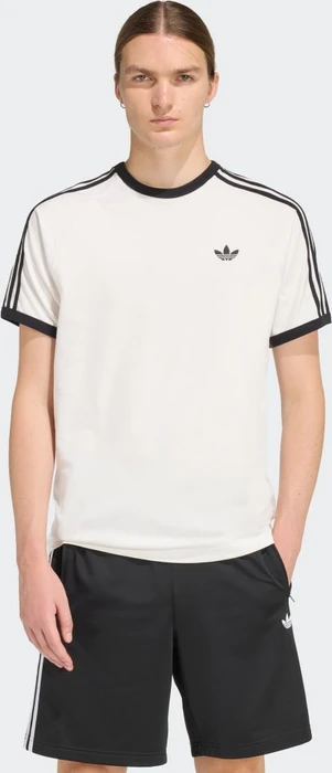 adidas 3-Streifen T-Shirt kurzarm weiß (Herren)