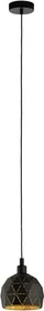 Eglo Roccaforte Pendelleuchte 17cm schwarz/gold