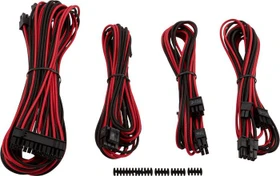 Corsair PSU Cable Kit Type 4 - Starter Package - Gen3, rot/schwarz