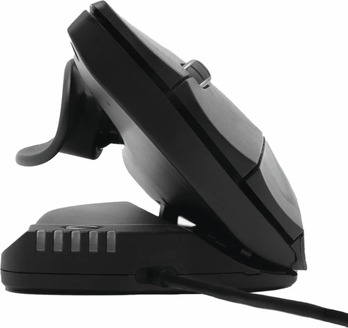 Contour Design UniMouse Vertikale Maus, schwarz matt, Linkshänder, USB