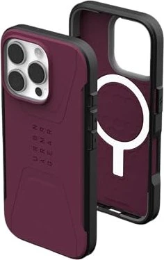 UAG Civilian Case für Apple iPhone 16 Pro bordeaux