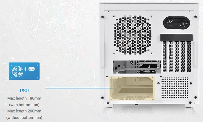 Thermaltake Divider 200 TG Air Snow Edition, weiß, Glasfenster