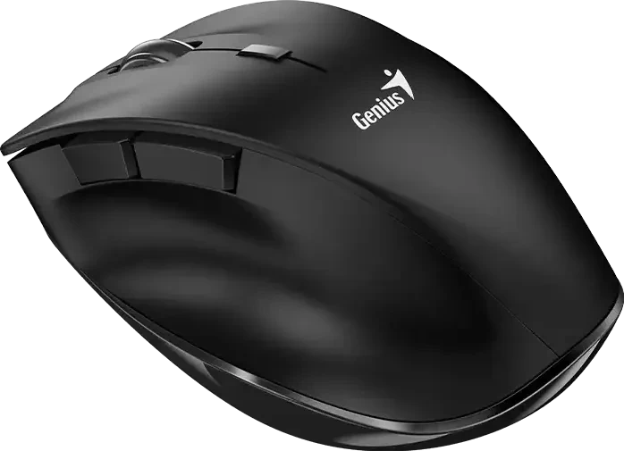 Genius Ergo 8230S Easy Ergonomic Wireless Silent Mouse schwarz, USB
