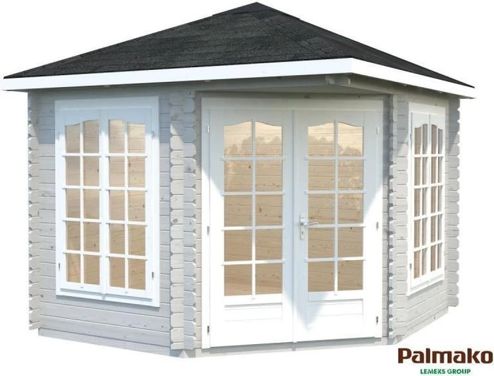 Palmako Melanie 7m² Gartenhaus transparent tauchgrundiert