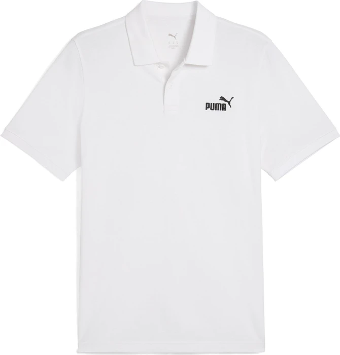 Puma ESS No. 1 Logo Pique Poloshirt kurzarm puma white (Herren)