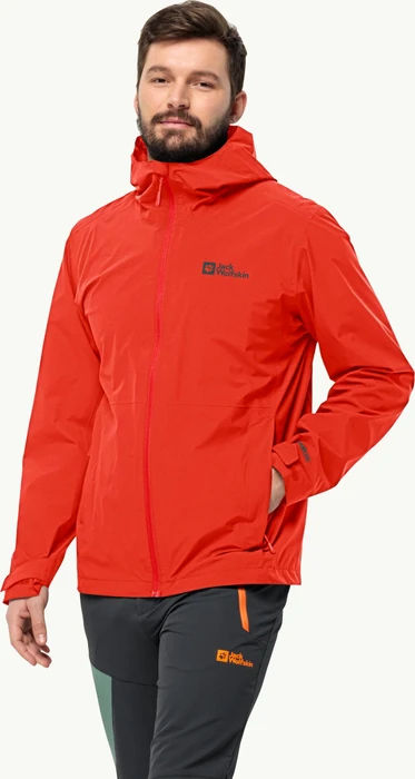 Jack Wolfskin Robury 2l Funktionsjacke strong red (Herren)