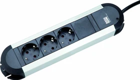 Bachmann Primo Classic, 3-fach, 1.7m, schwarz/silber