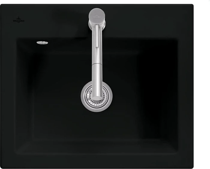 Villeroy & Boch Subway 60 S Einbau Becken mittig ebony