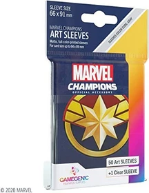 Gamegenic Marvel Champions Art Sleeves Captain Marvel, 50 Stück