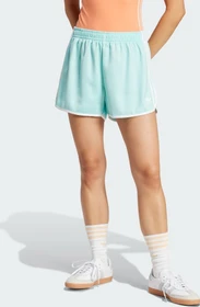 adidas Adicolor 3-Streifen Sprinter Laufhose kurz semi flash aqua (Damen)