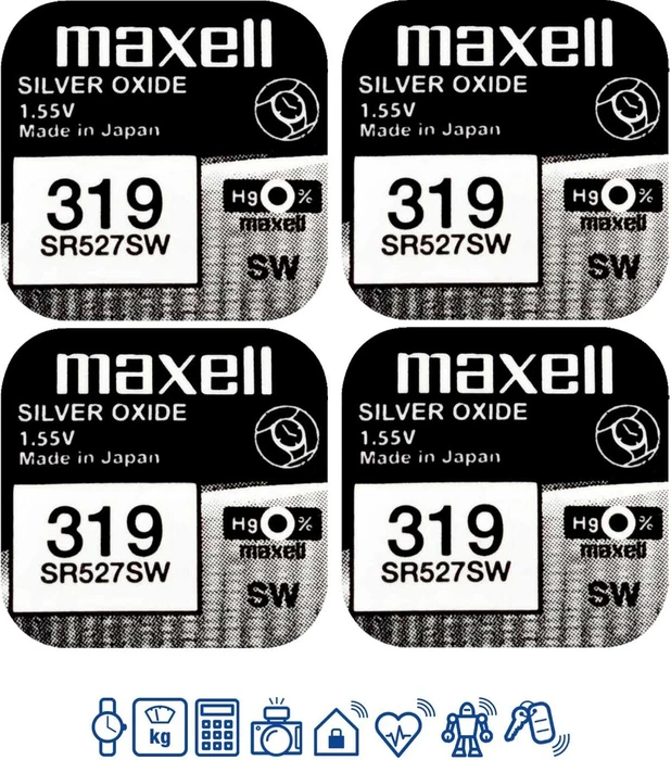 Maxell 319 (SR64/SR527), 10er-Pack