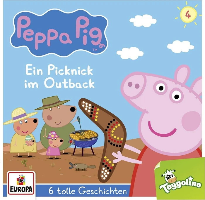 Peppa Pig CD 4 - Ein Picknick im Outback (und 5 weitere Geschichten)