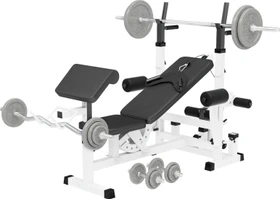 Gorilla Sports Universal 108kg Kraftstation weiß