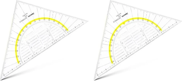 Aristo Geodreieck 22.5cm, transparent