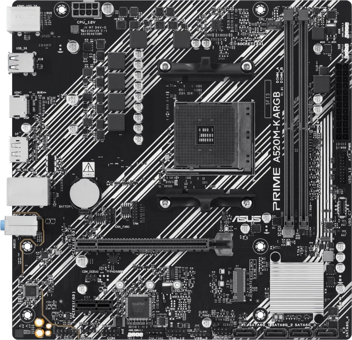 ASUS Prime A520M-K ARGB (AMD AM4)
