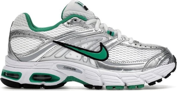 Nike Air Max Moto 2K white/metallic silver/black/stadium green (Damen)