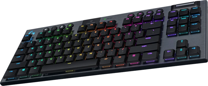 Logitech G915 TKL Carbon, LEDs RGB, schwarz, GL Tactile, USB/Bluetooth, US