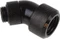 Alphacool Eiszapfen 45° Rohranschluss G1/4" auf 16mm, schwarz Vorschaubild