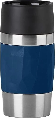Emsa Travel Mug Compact Isolierbecher 300ml dunkelblau