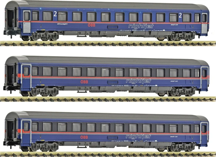 Fleischmann - Spur N - Eurofima-Wagen Nightjet, ÖBB