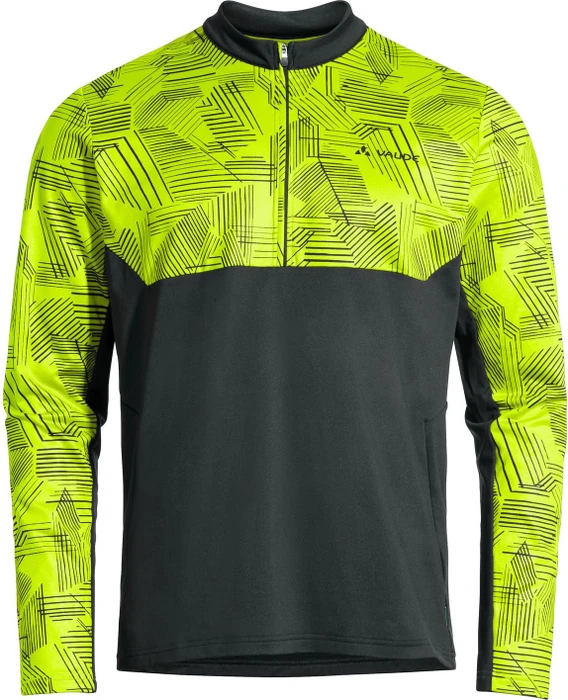 Vaude Virt QZip Trikot langarm neon yellow (Herren)