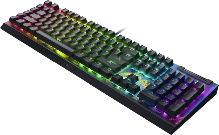 Razer BlackWidow V4 X, Fortnite Edition, Razer YELLOW Linear Gen-3, USB, DE