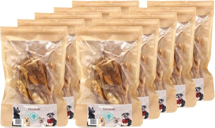 Eggersmann Carnebello Naturkausnack Lammkopfhaut, 600g (10x 60g)