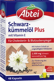 Abtei Schwarzkümmelöl Plus, 48 Stück