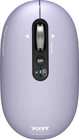 Port Designs Pure Color Bluetooth Rechargeable Mouse, Iris violett, Bluetooth