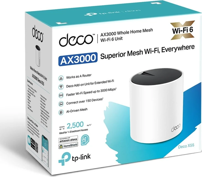 TP-Link Deco X55, AX3000, 1er