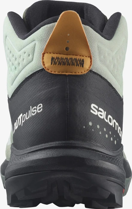 Salomon OUTpulse Mid GTX wrought iron/black/vibrant orange (Herren)