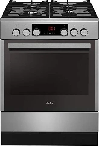 Amica SHEG 914 121 E Elektroherd mit Gas-Kochfeld