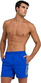 Arena Fundamentals Logo R Badeshorts neon blue/soft green (Herren)
