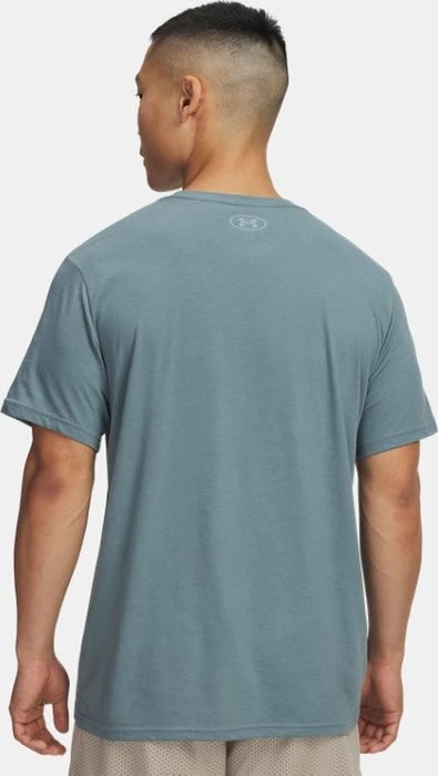 Under Armour Foundation Funktionsshirt kurzarm jasper blue/khaki base/serpentine (Herren)